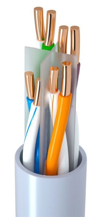 POWERTECH καλώδιο δικτύου CAB-N295, Cat 6 U/UTP, copper, 100m, γκρι