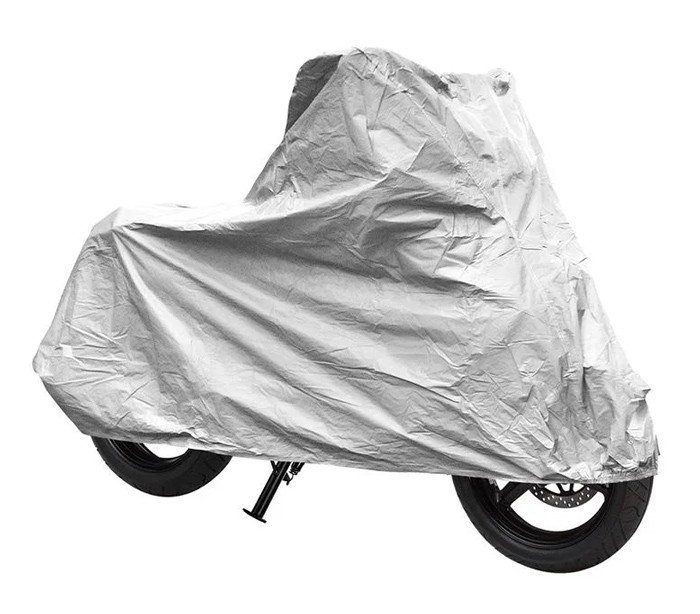 PROPLUS κουκούλα μηχανής 610250 με θήκη, XL 246x104x127cm, ασημί
