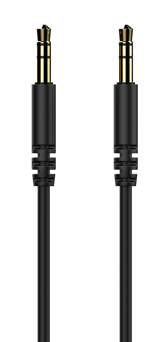 CELEBRAT καλώδιο ήχου 3.5mm AU-01, AUX, 1m, μαύρο