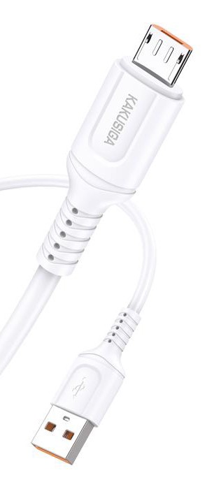 KAKUSIGA καλώδιο micro USB σε USB KSC-805, 2.4A, 480Mbps, 1m, λευκό