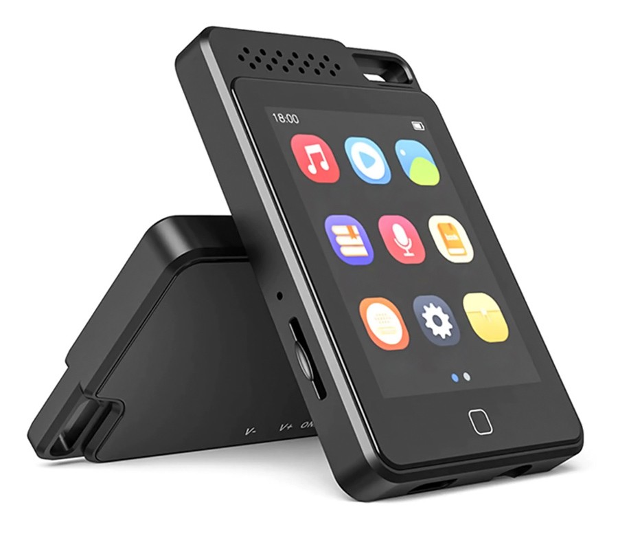 RUIZU MP3 player C1 με οθόνη αφής 2.4", 64GB, Bluetooth, ελληνικό μενού, μαύρο
