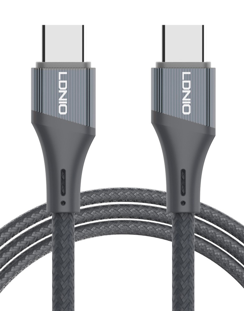 LDNIO καλώδιο USB-C LC632c, 100W, 480Mbps, 2m, μαύρο