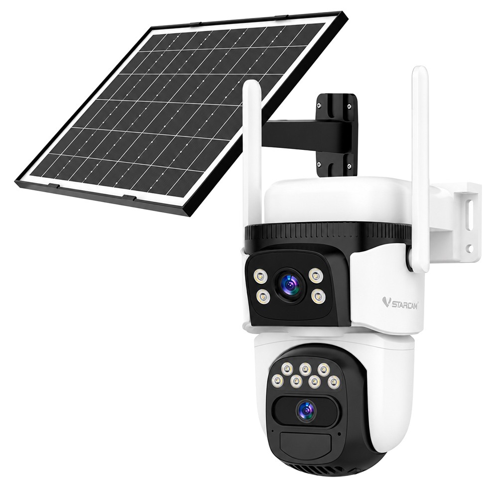 VSTARCAM smart ηλιακή κάμερα BG621DR, dual lens, 3MP, 4G, SD, PTZ, IP66