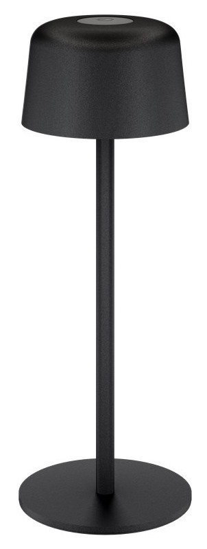 GOOBAY επιτραπέζιο φωτιστικό 77675, 3000K, dimmable, επαναφορτιζόμενο, μαύρο