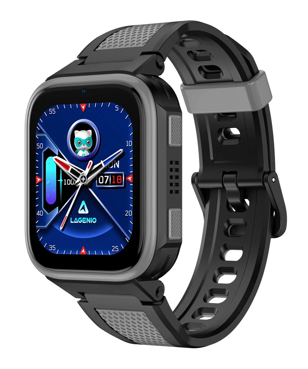 LAGENIO GPS smartwatch για παιδιά K10, 1.8", με κάμερα, 4G, IP68, μαύρο