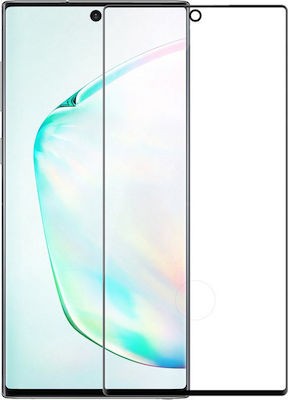 Tempered glass Mocoson Nano Flexible, Full 5D, For Samsung Galaxy Note 10, 0.3mm, Black - 52584