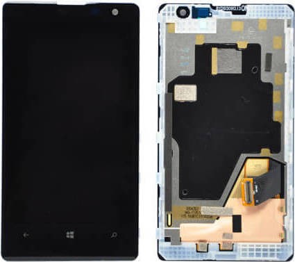 Nokia Οθόνη με Μηχανισμό Αφής και Πλαίσιο για Lumia 1020 (Μαύρο)