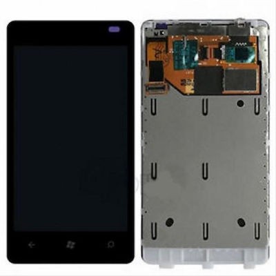 Οθόνη με Μηχανισμό Αφής για Nokia Lumia 800 (Μαύρο)