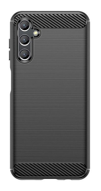 POWERTECH θήκη Carbon MOB-1782 για Samsung A14 5G, μαύρη