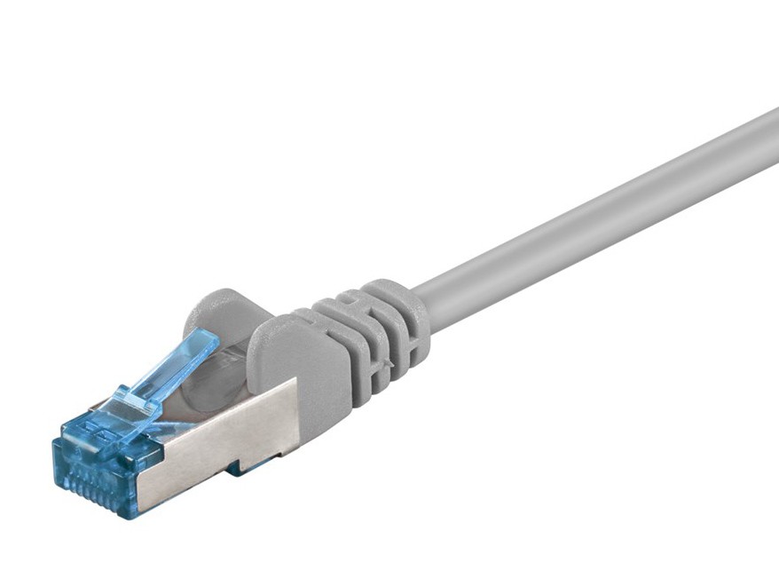 GOOBAY καλώδιο δικτύου 93659, CAT 6A S/FTP, 500 MHz, Copper, 0.5m, γκρι
