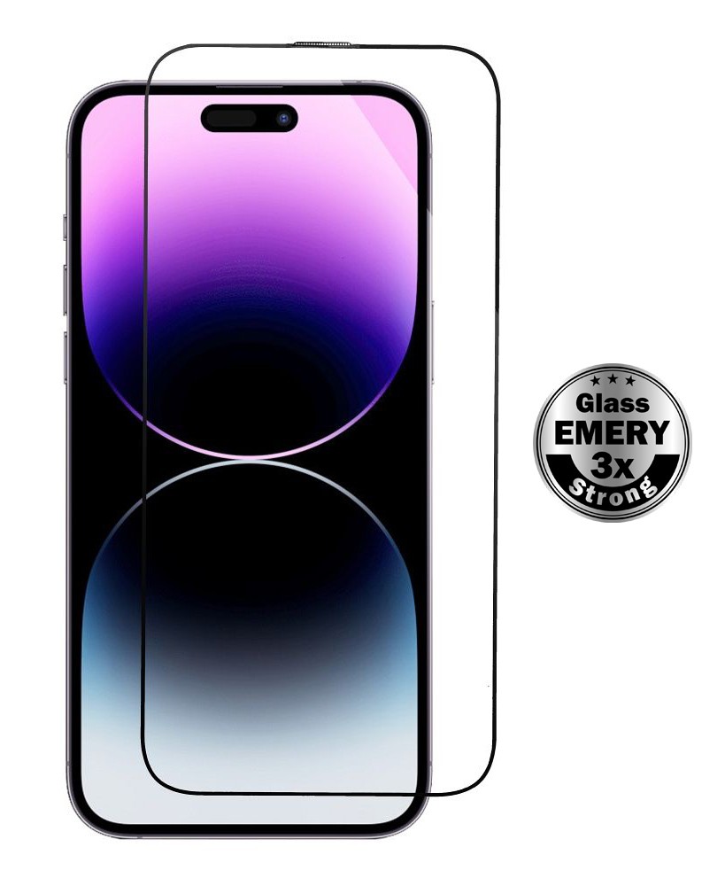 POWERTECH tempered glass Emery 5D TGC-0762 για iPhone 14 Pro, full glue