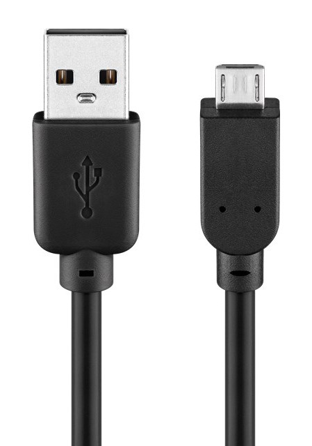 GOOBAY καλώδιο USB 2.0 σε Micro USB 93181, 1.8m, μαύρο