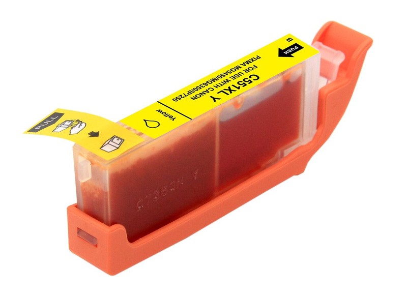 Συμβατό InkJet για CANON, CLI-551, 12ml, κίτρινο