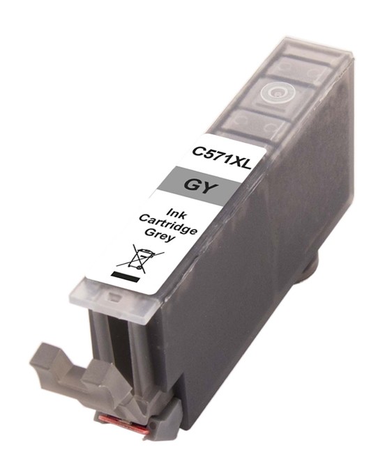 Συμβατό Inkjet για Canon, 571 XL, 12.2ml, γκρι
