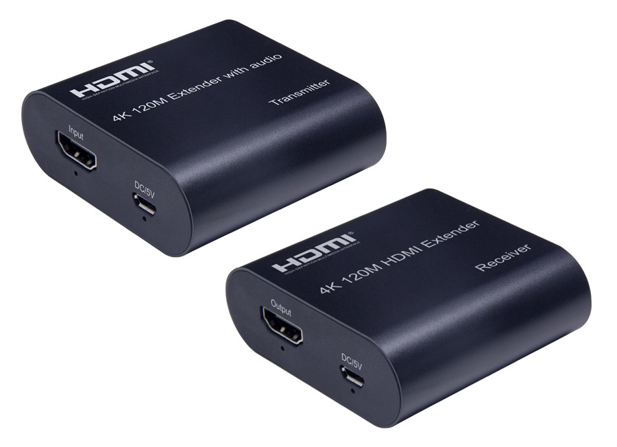 POWERTECH HDMI video extender CAB-H075 μέσω καλωδίου RJ45, 4K, 120m