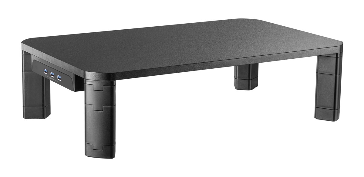 BRATECK επιτραπέζια βάση AMS-7 για οθόνη 17-32", 3x USB 3.0, 20kg
