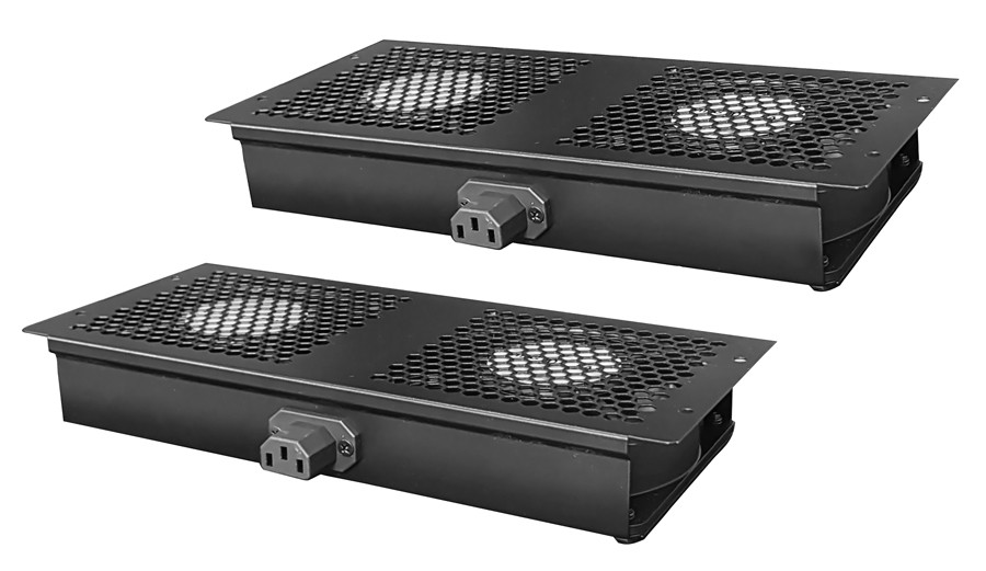 POWERTECH cooling fan για rack NETW-0009, 4x fans, 2x 29.5x13x4cm