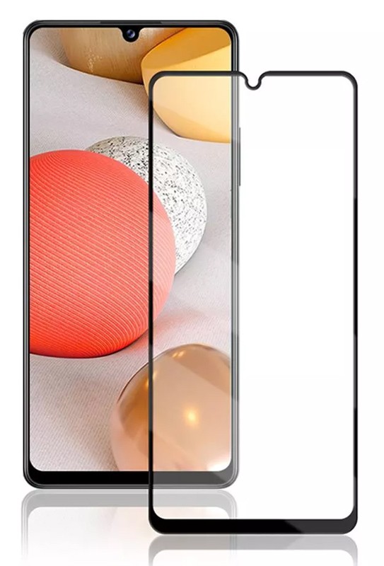 POWERTECH Tempered Glass 5D Full Glue TGC-0444 για Samsung A42 5G, μαύρο