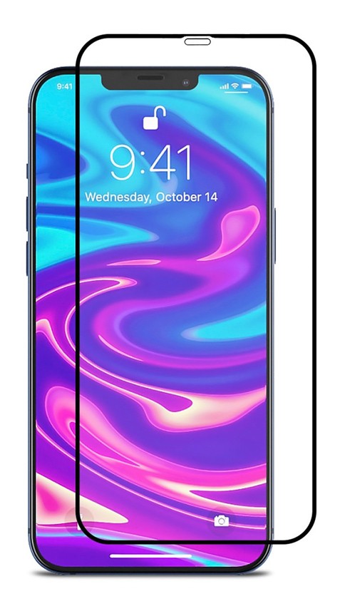 POWERTECH tempered glass 5D TGC-0448 για iPhone 12/12 Pro, full glue