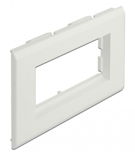 DELOCK module βάση πρίζας Easy 45 81316, 130 x 80 mm, λευκό