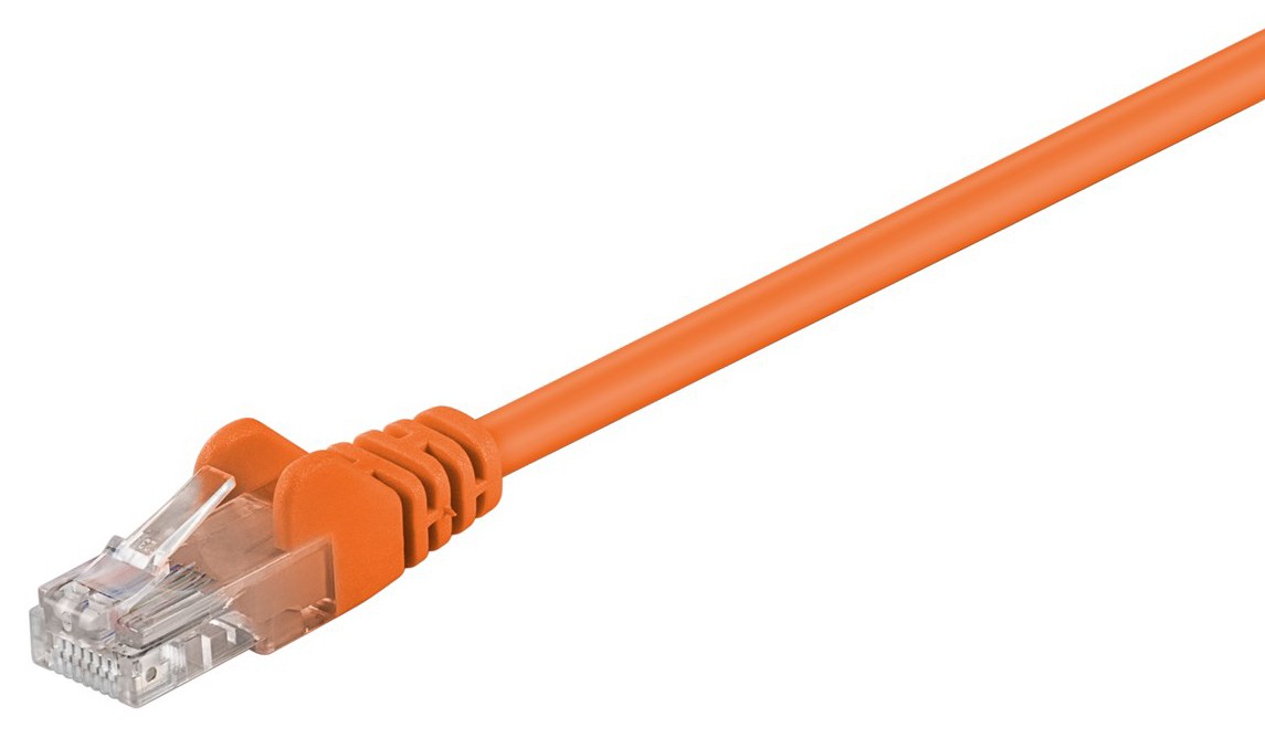 GOOBAY καλώδιο δικτύου 95227, CAT 5e U/UTP, CCA, PVC, 2m, πορτοκαλί