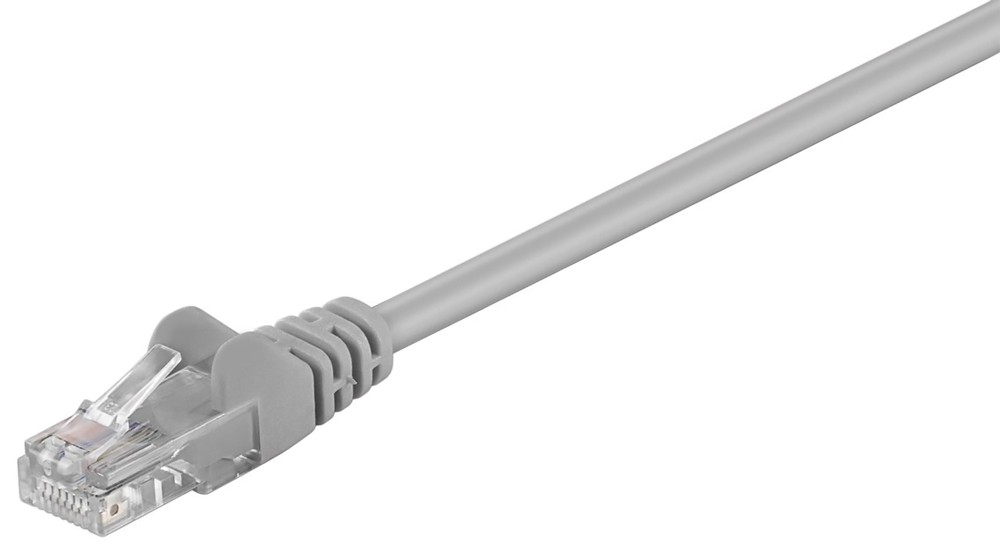 GΟOBAY καλώδιο δικτύου 68357, CAT 5e U/UTP, CCA, PVC, 2m, γκρι