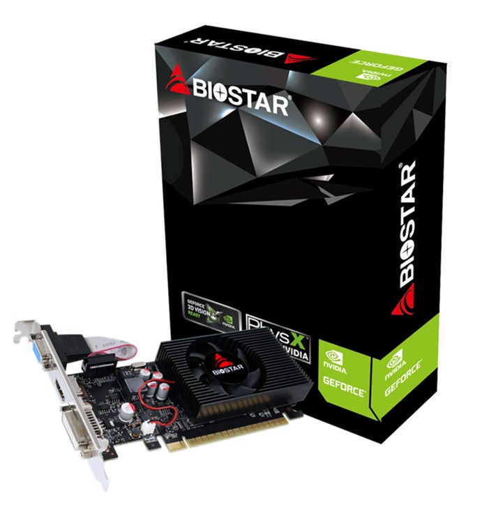 BIOSTAR VGA GeForce GT730 VN7313TH41-TBARL-BS2, GDDR3 4GB, 128bit
