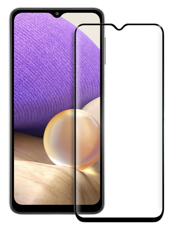 POWERTECH Tempered Glass 5D TGC-0482 Samsung A32/M33 5G, Full Glue μαύρο