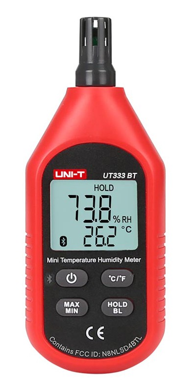 UNI-T ψηφιακό θερμόμετρο & υγρασιόμετρο UT333BT, Bluetooth