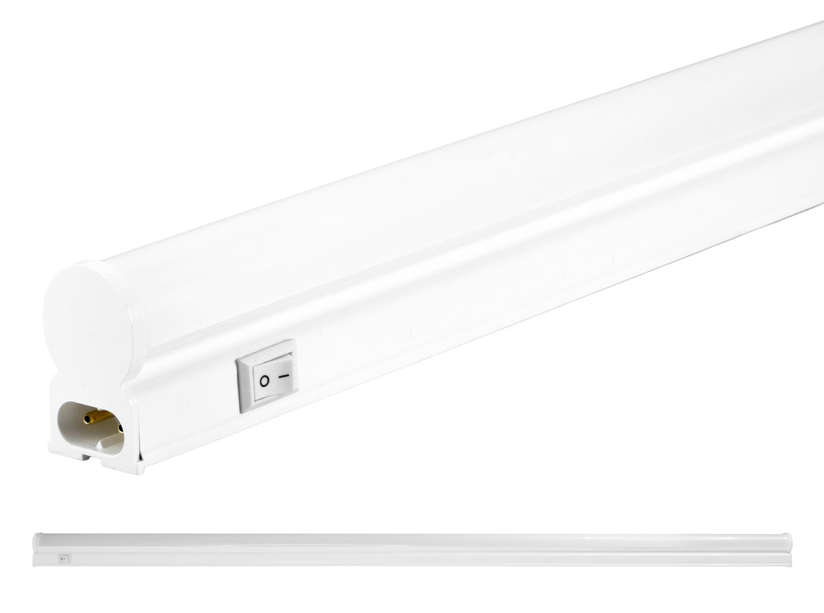 POWERTECH LED φωτιστικό τοίχου T5-0001-150 22W, 4000K, 150cm IP20, λευκό