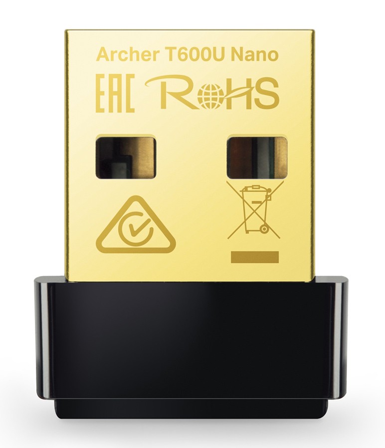 TP-LINK ασύρματος USB αντάπτορας δικτύου Archer T600U Nano, 600Mbps, V.1