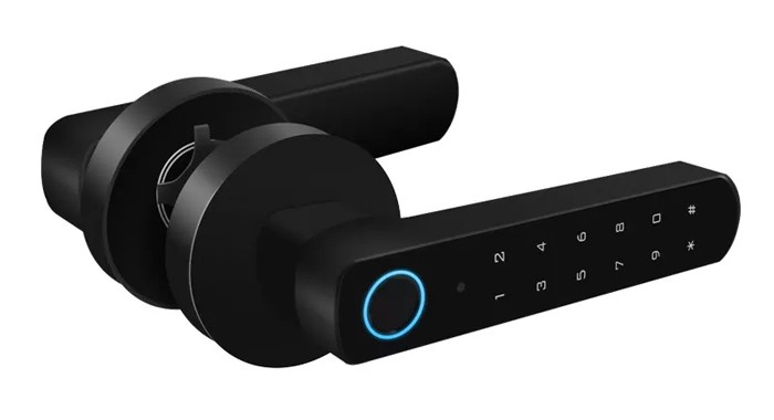 SECUKEY ηλεκτροπύρος D100-BT, συνδυασμού & fingerprint, μαύρος