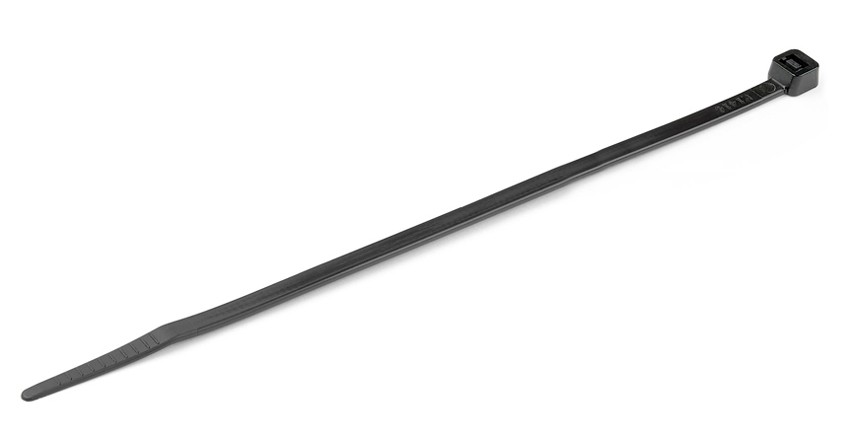 POWERTECH δεματικά καλωδίων TIES-050, 250x3.6mm, μαύρα, 100τμχ