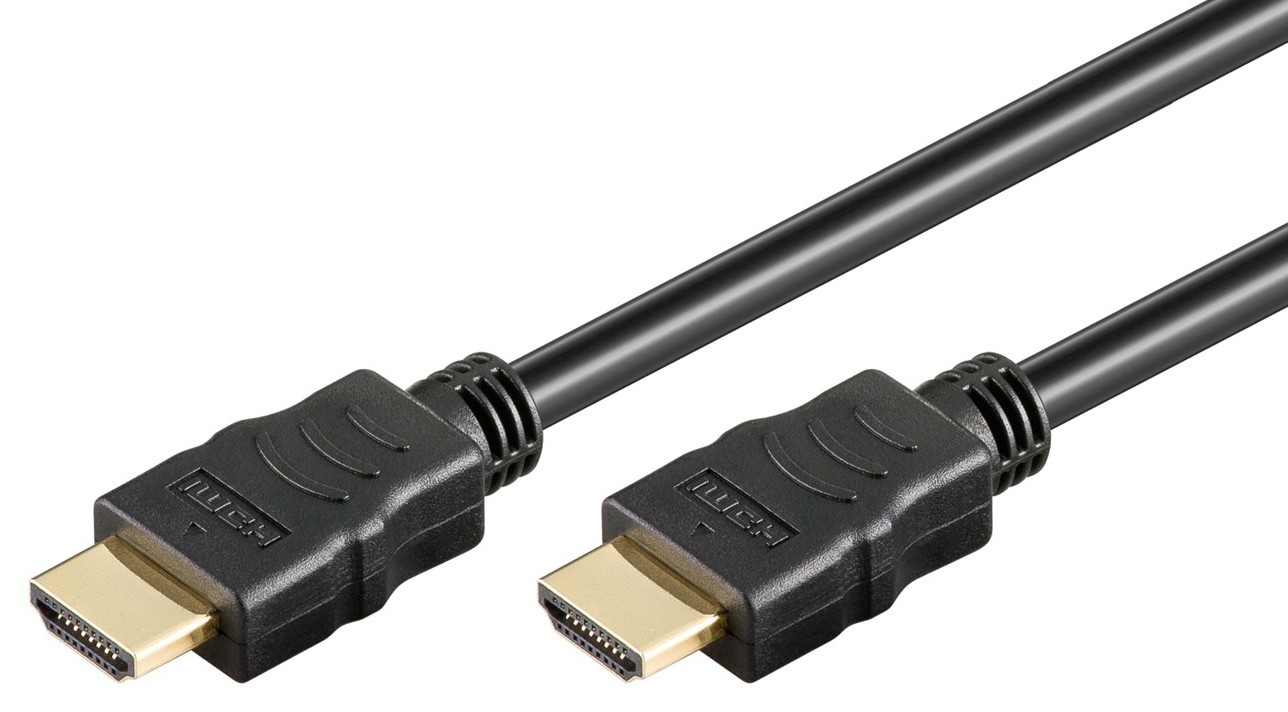 GOOBAY καλώδιο HDMI 2.0 61161 με Ethernet, 4K/60Hz, 18 Gbps, 5m, μαύρο