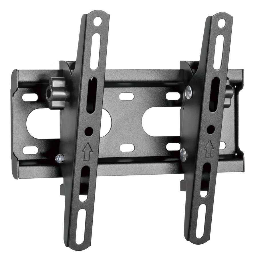 POWERTECH επιτοίχια βάση τηλεόρασης PT-1126, 23-43", έως 45kg, ρυθμιζόμενη κλίση