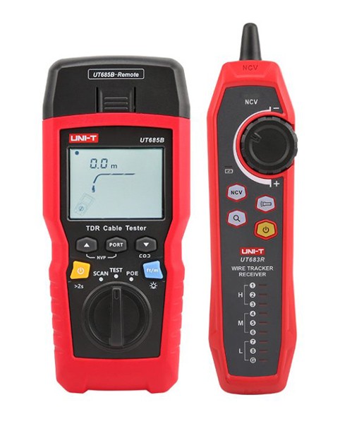 UNI-T tester καλωδίων δικτύου UT685B KIT, TDR