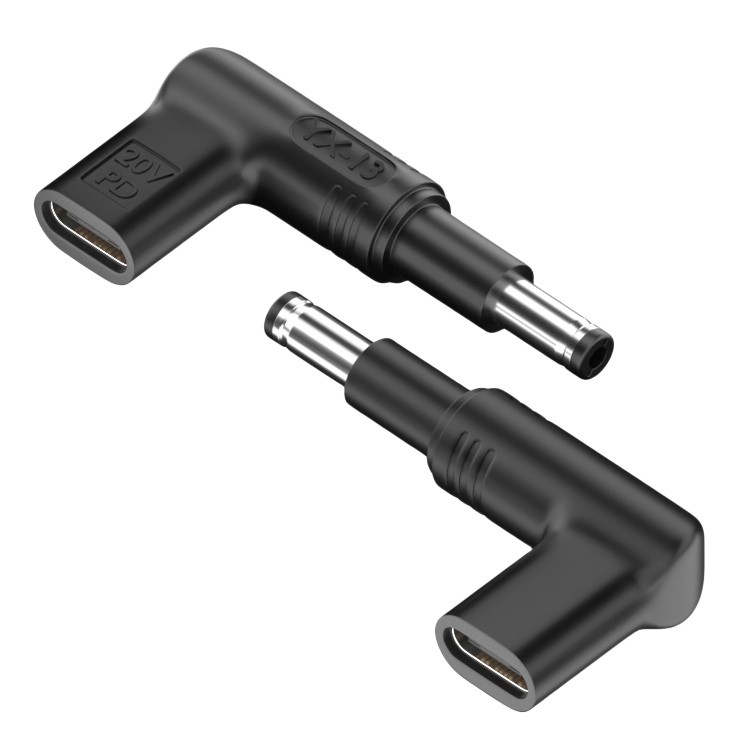 POWERTECH αντάπτορας τροφοδοσίας laptop YX-13, USB-C σε HP 4.8x1.7mm, μαύρος