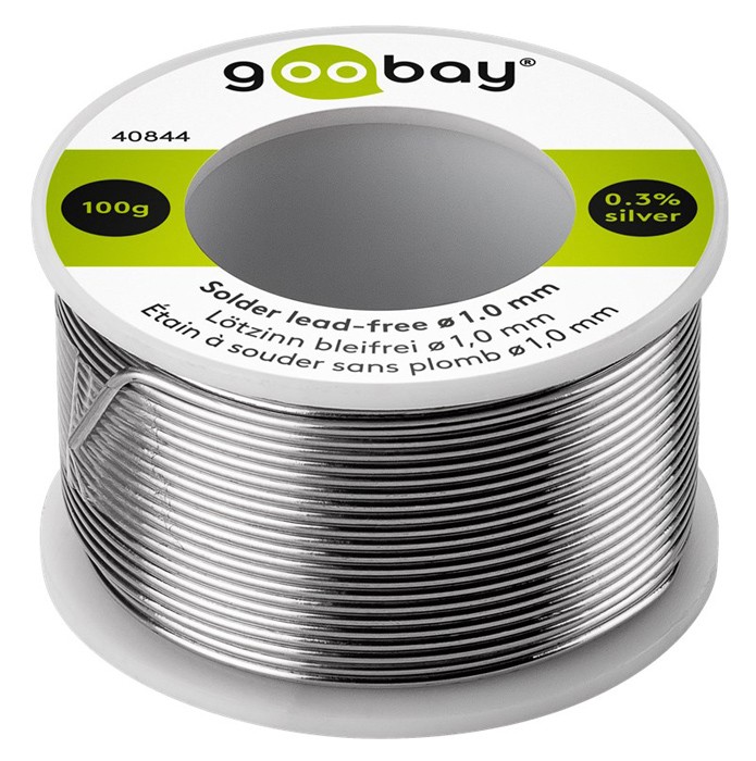 GOOBAY σύρμα συγκόλλησης 40844, Φ1mm, lead free, 100g