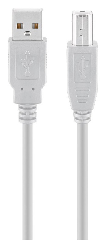 GOOBAY καλώδιο USB σε USB Type B 68713, 3m, 480Mbps, γκρι
