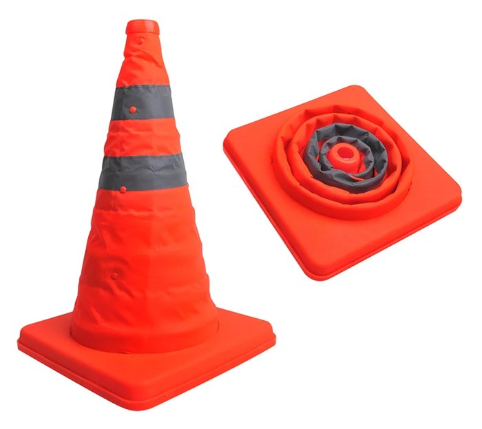 PROPLUS κώνος κυκλοφορίας 540320, πτυσσόμενος, 41cm, πορτοκαλί