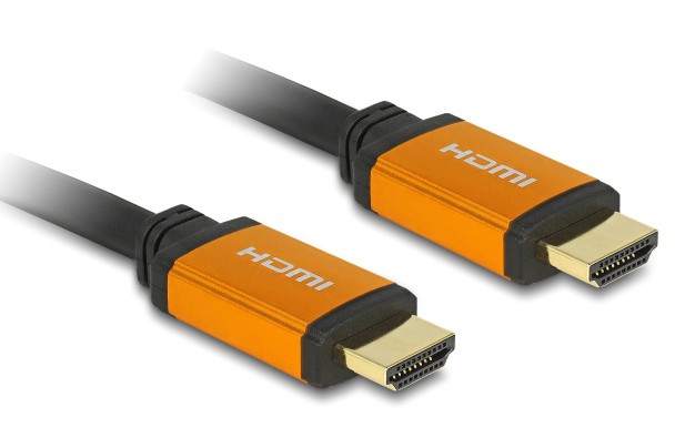 DELOCK καλώδιο HDMI 85729, 8K/60Hz, 48 Gbps, eARC, HDR, 2m, μαύρο
