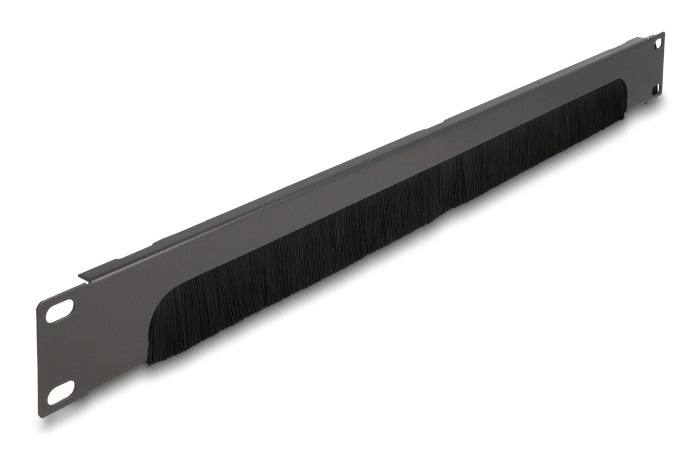 DELOCK βούρτσα προστασίας για καμπίνα 66750, 19"/1U, 44x483mm, μαύρο