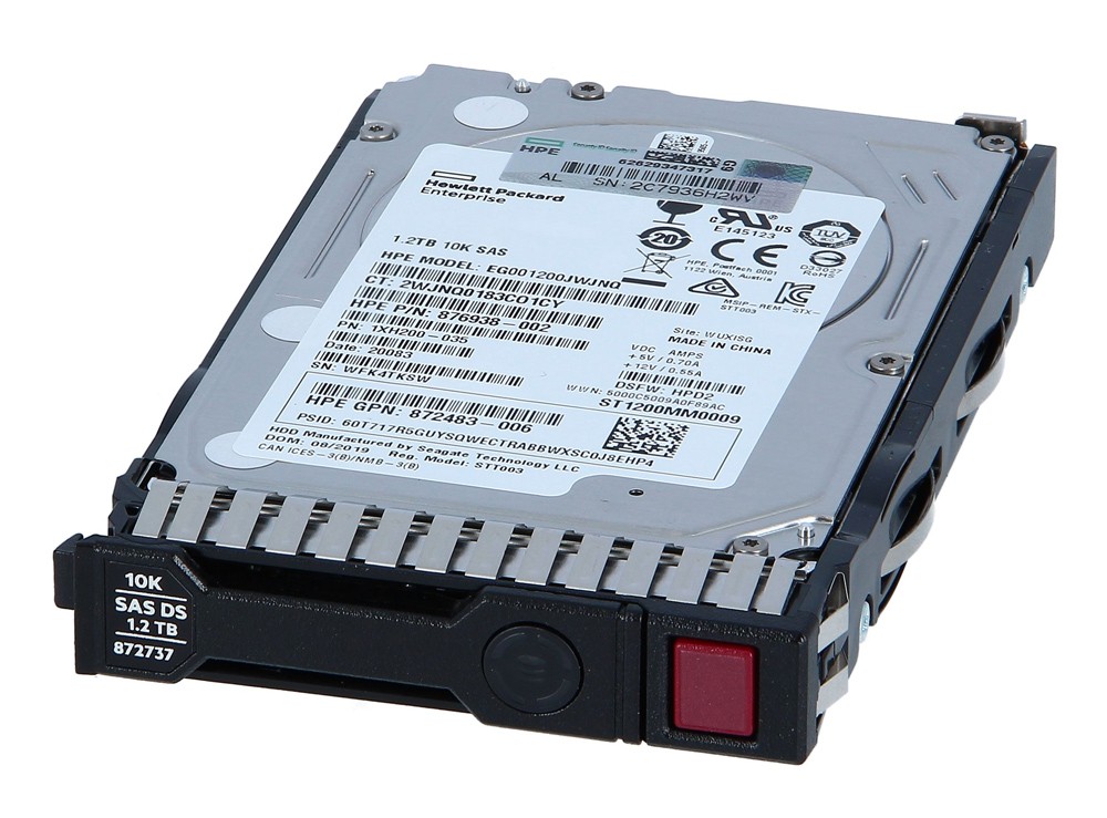 HP used SAS HDD 781518-B21, 1.2TB, 12G, 10K, 2.5"