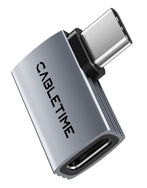 CABLETIME αντάπτορας HDMI CT-HEF8K-AG, 8K/60Hz, 4K/120Hz, 48 Gbps, γκρι