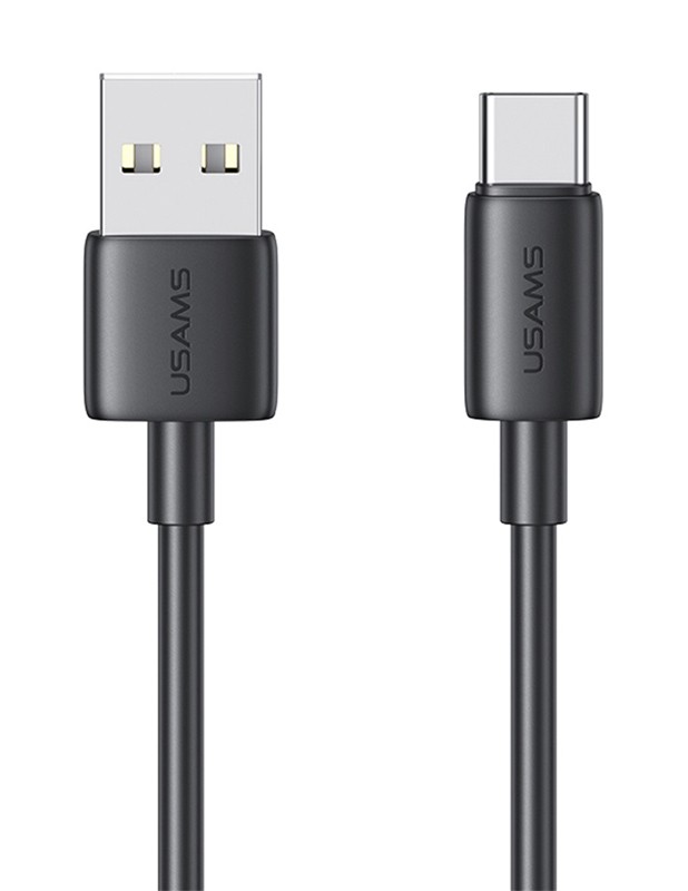 USAMS καλώδιο USB-C σε USB US-SJ708, 3A, 480Mbps, 1m, μαύρο