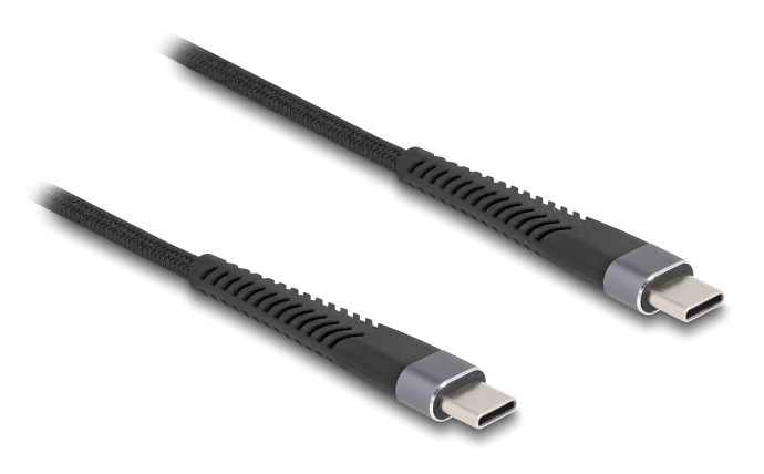 DELOCK καλώδιο USB-C 81125, 60W, 480Mbps, 2m, μαύρο