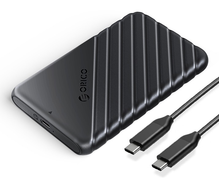 ORICO θήκη για 2.5" SATA HDD/SSD 25PW1C-C3, 5Gbps, μαύρη