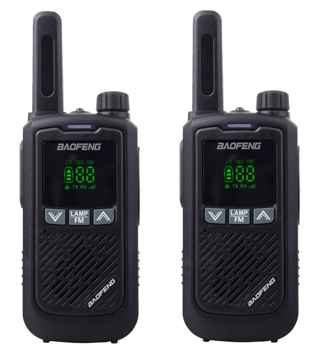 BAOFENG σετ ασύρματοι πομποδέκτες BF-T17, PMR, 0.5W, μαύρο, 2τμχ
