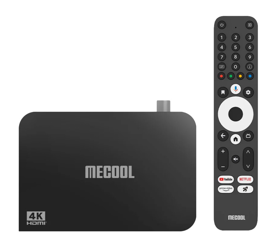 MECOOL TV Box KT2 με ψηφιακό δέκτη DVB-T2, 4K, 2/32GB, WiFi, Google/Netflix πιστοποίηση, Android 11