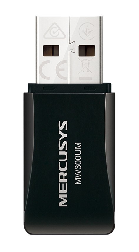 MERCUSYS ασύρματος USB αντάπτορας δικτύου MW300UM, 300Mbps, Ver 4.0